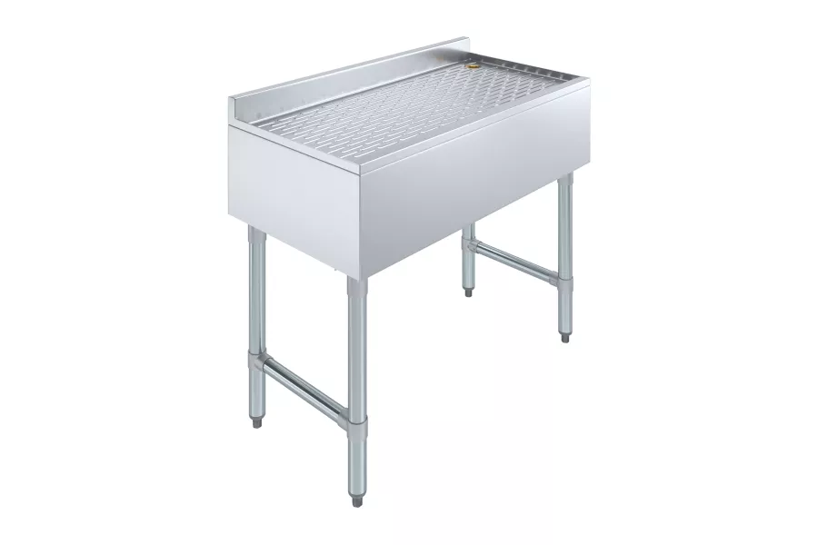 36 in. x 18 in. Stainless Steel Underbar Drainboard 
