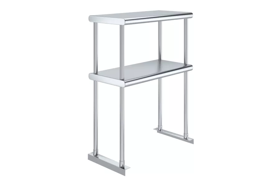12 in. x 24 in. Stainless Steel Double Deck Over Shelf