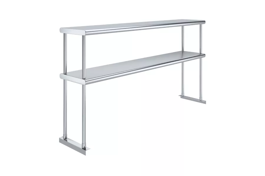 12 in. x 60 in. Stainless Steel Double Deck Over Shelf