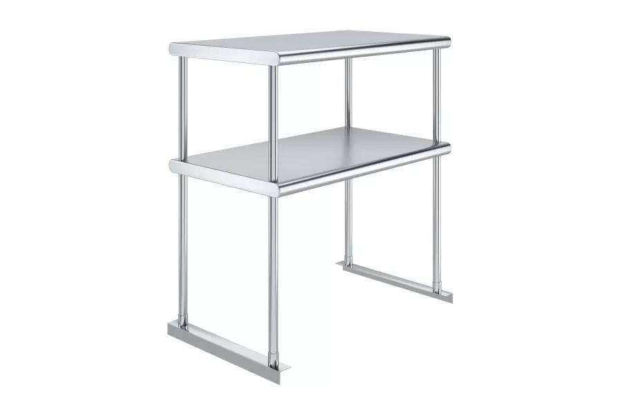 18 in. x 30 in. Stainless Steel Double Deck Over Shelf
