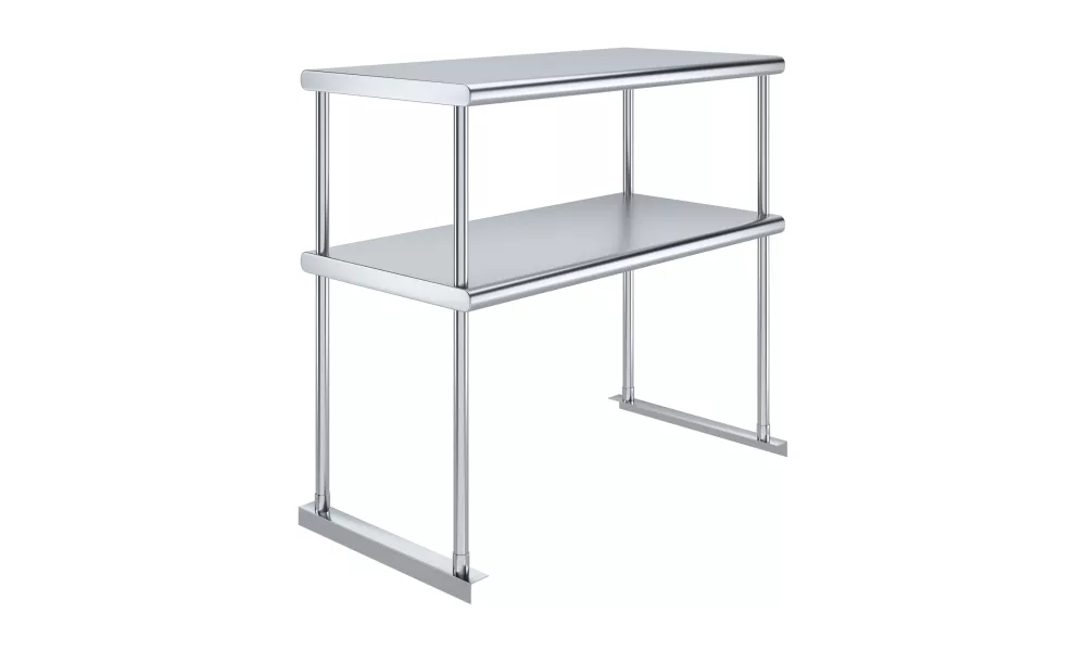 12 in. x 36 in. Stainless Steel Double Deck Over Shelf