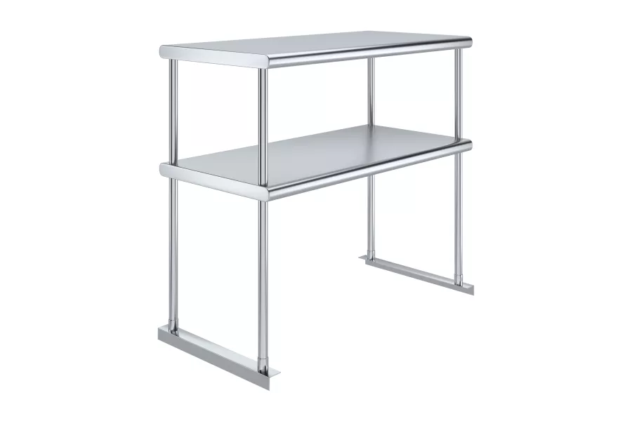 12 in. x 36 in. Stainless Steel Double Deck Over Shelf