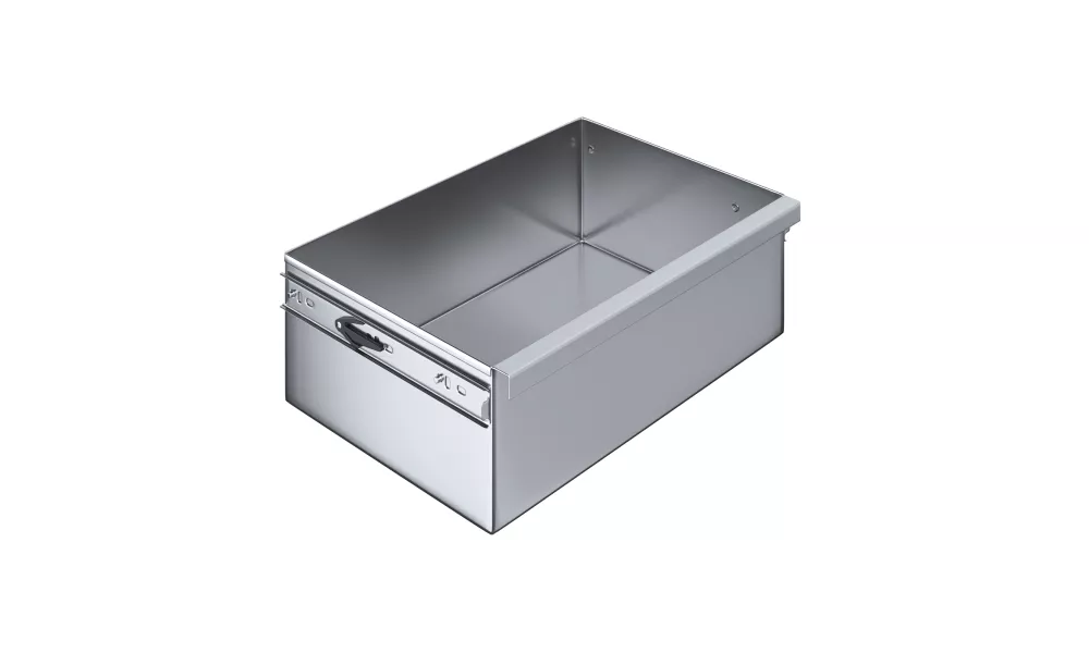 15 in. x 10 in. x 5 in. Stainless Steel Table Drawer