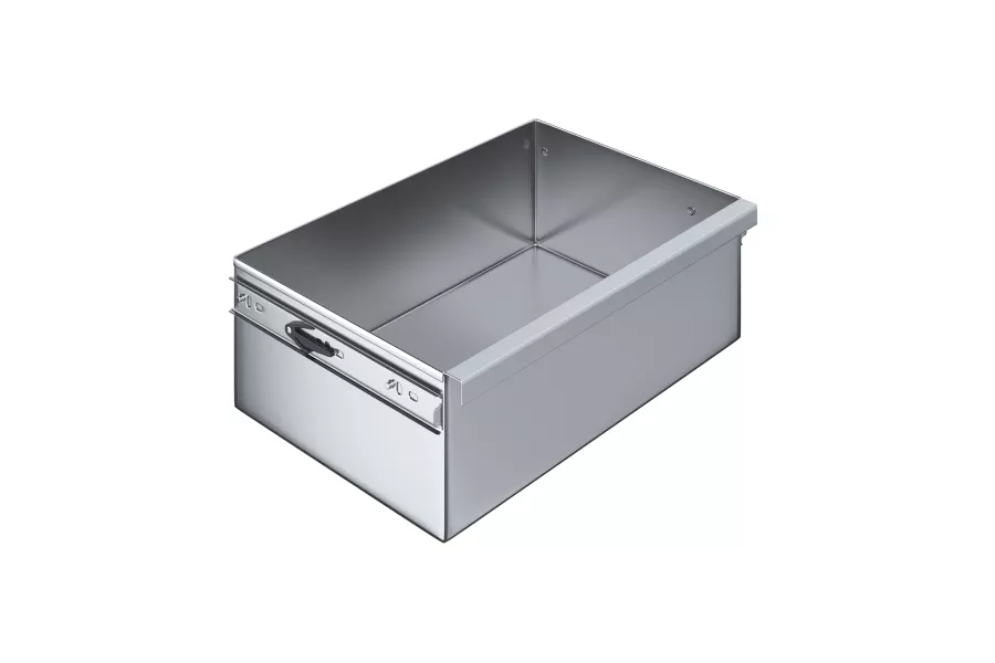 15 in. x 10 in. x 5 in. Stainless Steel Table Drawer