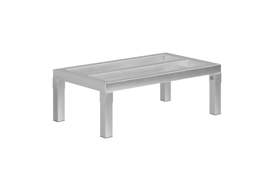 14 in. x 24 in. x 8 in. Aluminum Dunnage Rack. 1300 lb. Capacity