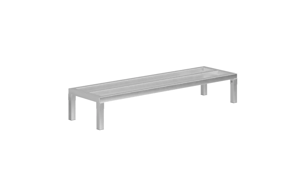 14 in. x 48 in. x 8 in. Aluminium Dunnage Rack. 1400 lbs Capacity