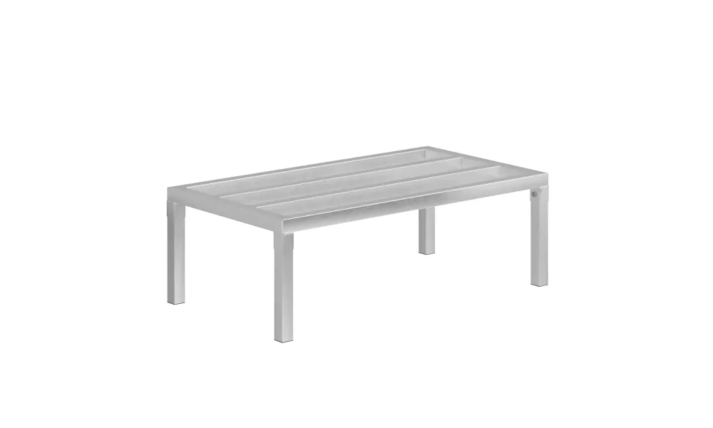20 in. x 36 in. x 12 in. Aluminium Dunnage Rack. 1630 lbs Capacity