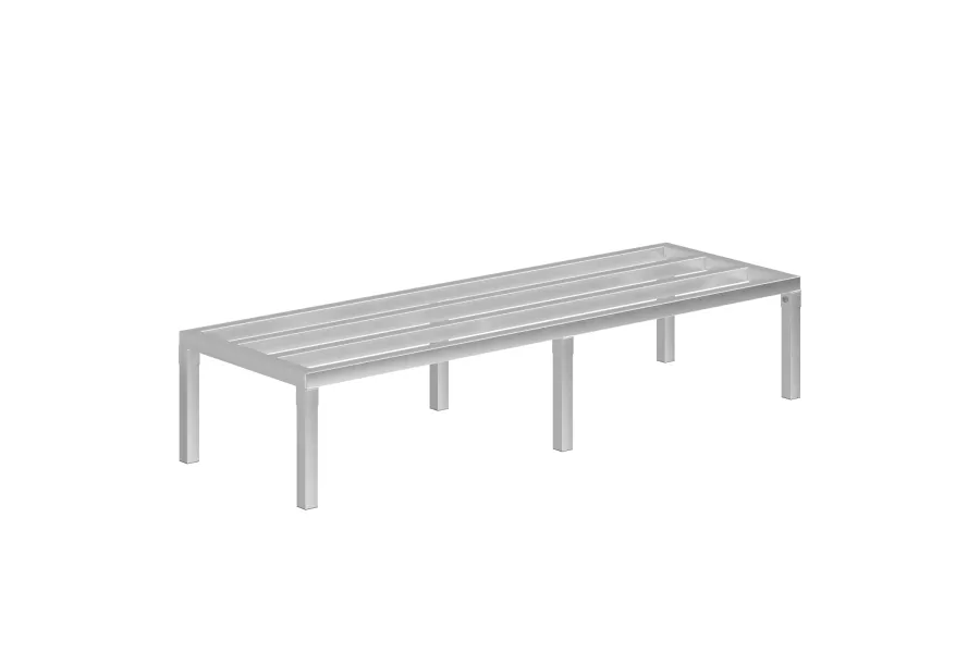 20 in. x 60 in. x 12 in. Aluminium Dunnage Rack. 1740 lbs Capacity
