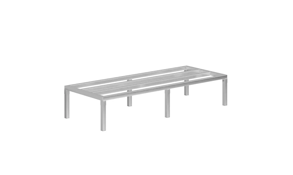24 in. x 60 in. x 12 in. Aluminium Dunnage Rack. 1850 lbs Capacity