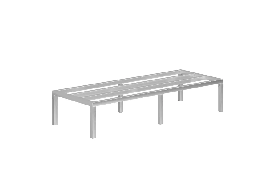24 in. x 60 in. x 12 in. Aluminium Dunnage Rack. 1850 lbs Capacity