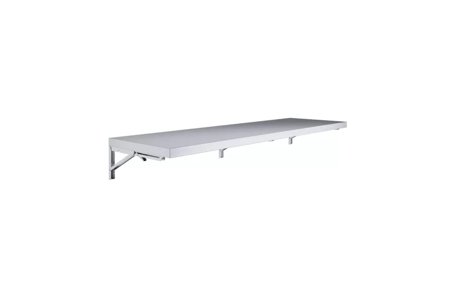 18 in. x 60 in. Stainless Steel Folding Wall Shelf