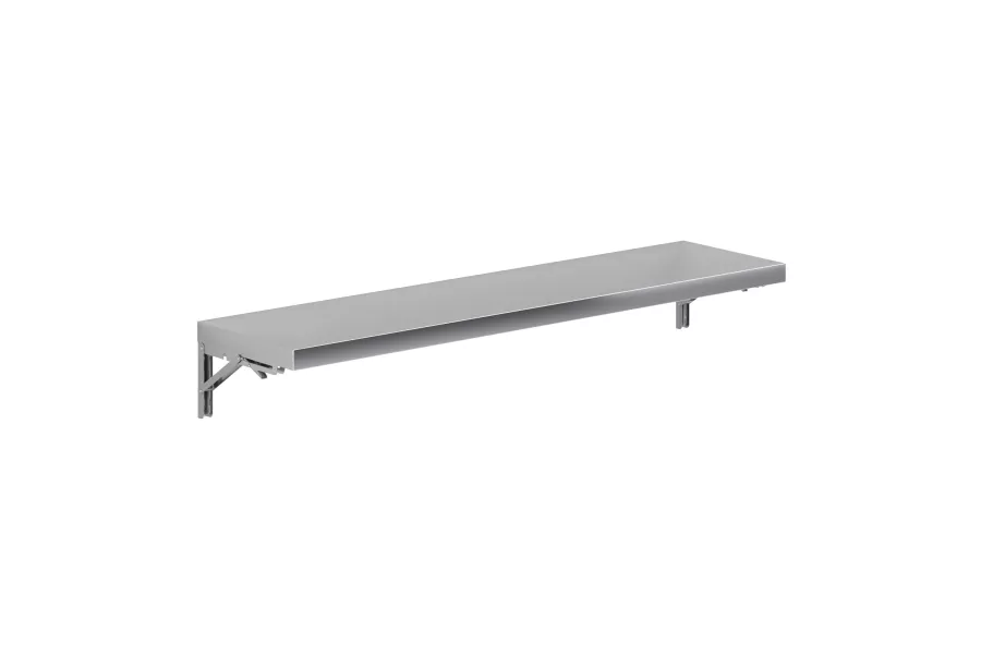 12 in. x 48 in. Stainless Steel Folding Wall Shelf