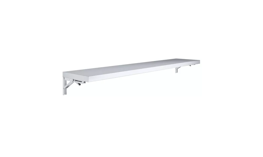 12 in. x 60 in. Stainless Steel Folding Wall Shelf