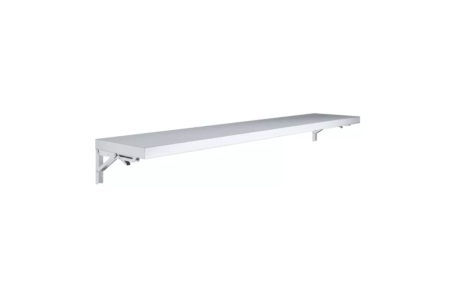 12 in. x 60 in. Stainless Steel Folding Wall Shelf