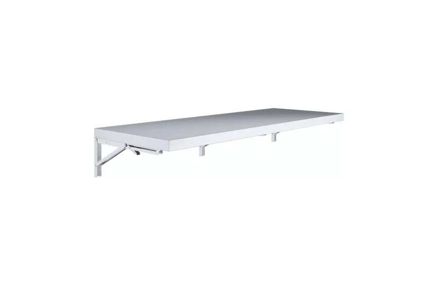 18 in. x 48 in. Stainless Steel Folding Wall Shelf