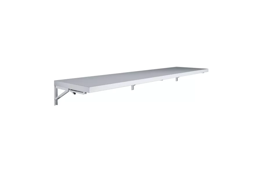 18 in. x 72 in. Stainless Steel Folding Wall Shelf