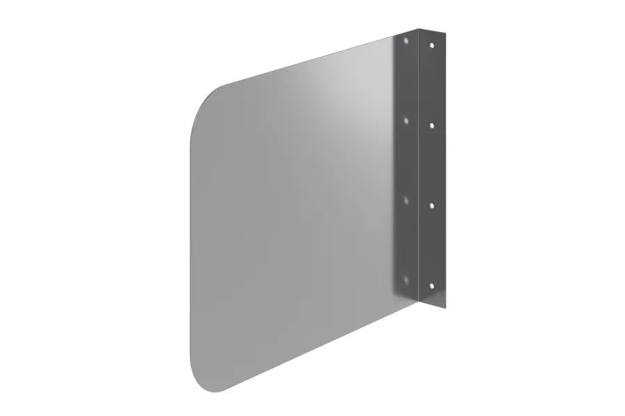 15 in. x 12 in. Stainless Steel Wall Mount Splash Guard