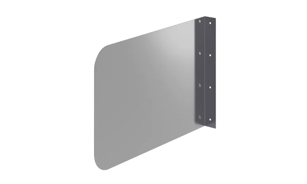 18 in. x 12 in. Stainless Steel Wall Mount Splash Guard