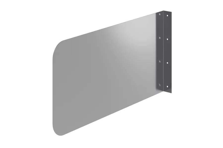 24 in. x 12 in. Stainless Steel Wall Mount Splash Guard