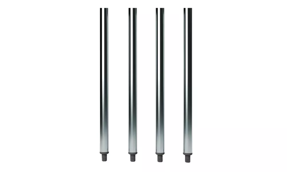 24 in. Galvanized Steel Legs for Work Tables. Set of 4