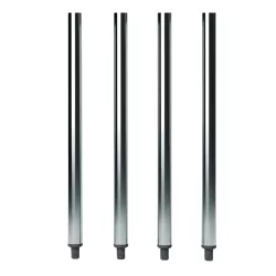 24 in. Galvanized Steel Legs for Work Tables. Set of 4