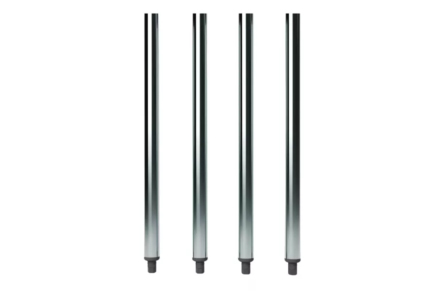 24 in. Galvanized Steel Legs for Work Tables. Set of 4