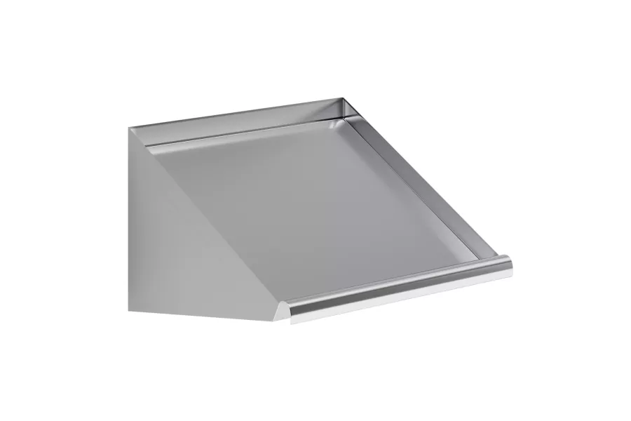 21 in. Stainless Steel Wall Mounted Slanted Rack Shelf