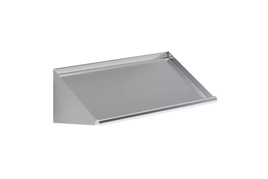 42 in. Stainless Steel Wall Mounted Slanted Rack Shelf