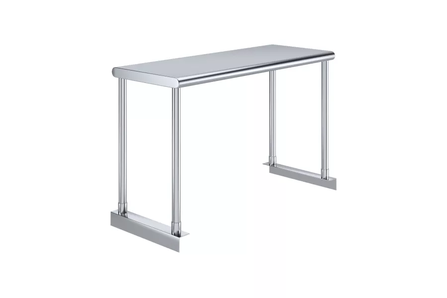 12 in. Deep x 30 in. Long Stainless Steel Single Tier Overshelf