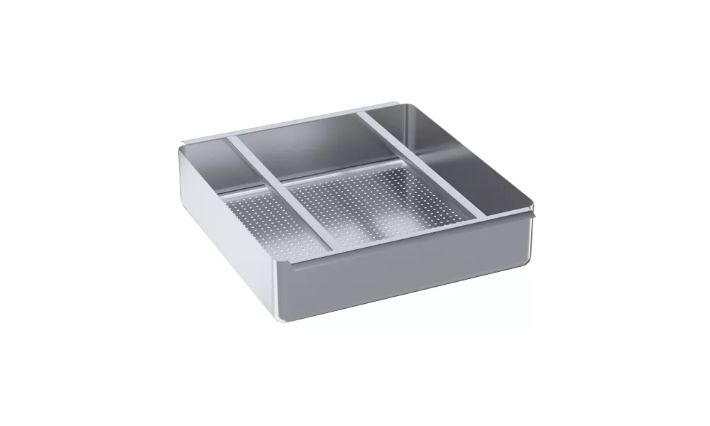 Stainless Steel Scrap Basket 20 in. x 20 in. x 5 in. For Commercial Sinks