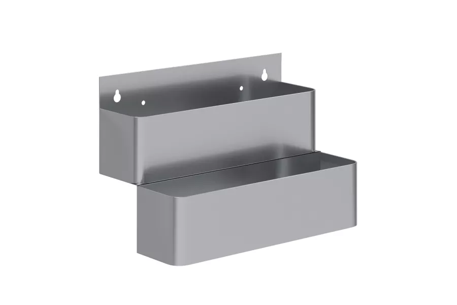 15 in. Double Tier Stainless Steel Speed Rail 