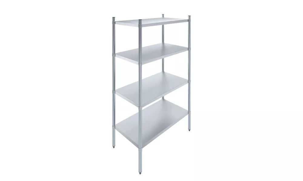 4 Tier Galvanized Steel Dry Storage Unit. 24 in. x 43 in. x 72 in.