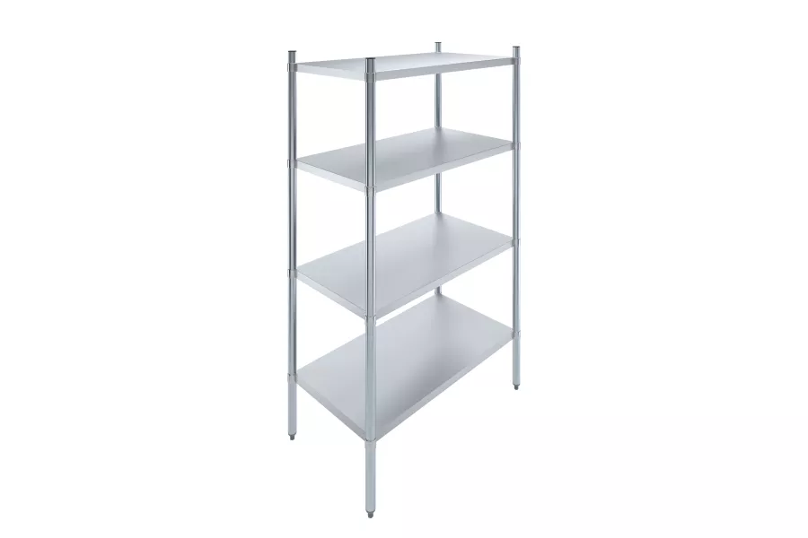 4 Tier Galvanized Steel Dry Storage Unit 24 in. x 43 in. x 72 in.