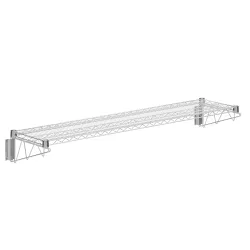14 in. x 60 in. Chrome Wire Wall Mount Shelf