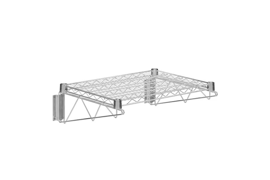 18 in. x 24 in. Chrome Wire Wall Mount Shelf