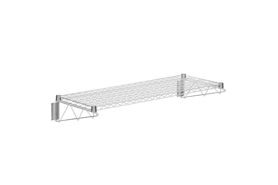 18 in. x 48 in. Chrome Wire Wall Mount Shelf