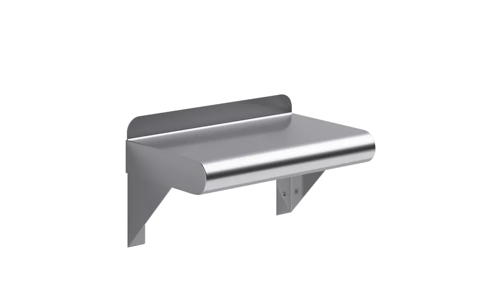 6 in. x 10 in. Stainless Steel Wall Shelf
