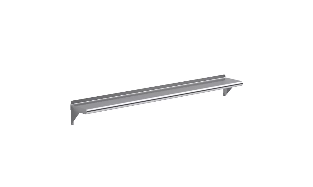 8 in. x 60 in. Stainless Steel Wall Shelf