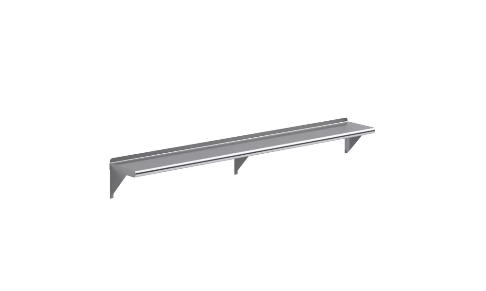 10 in. x 72 in. Stainless Steel Wall Shelf