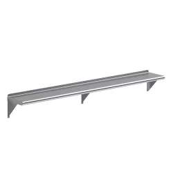 10 in. x 72 in. Stainless Steel Wall Shelf