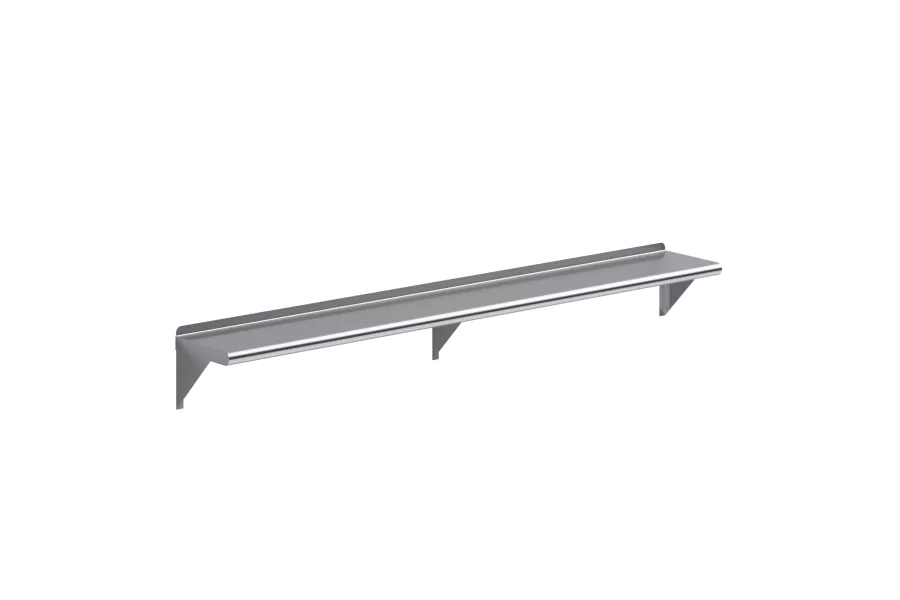 10 in. x 72 in. Stainless Steel Wall Shelf