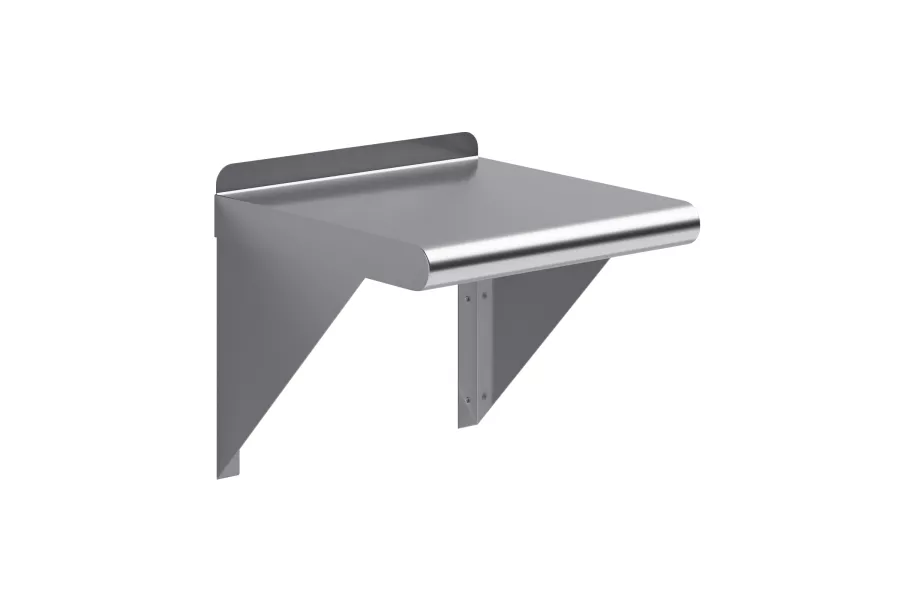 12 in. x 12 in. Stainless Steel Wall Shelf