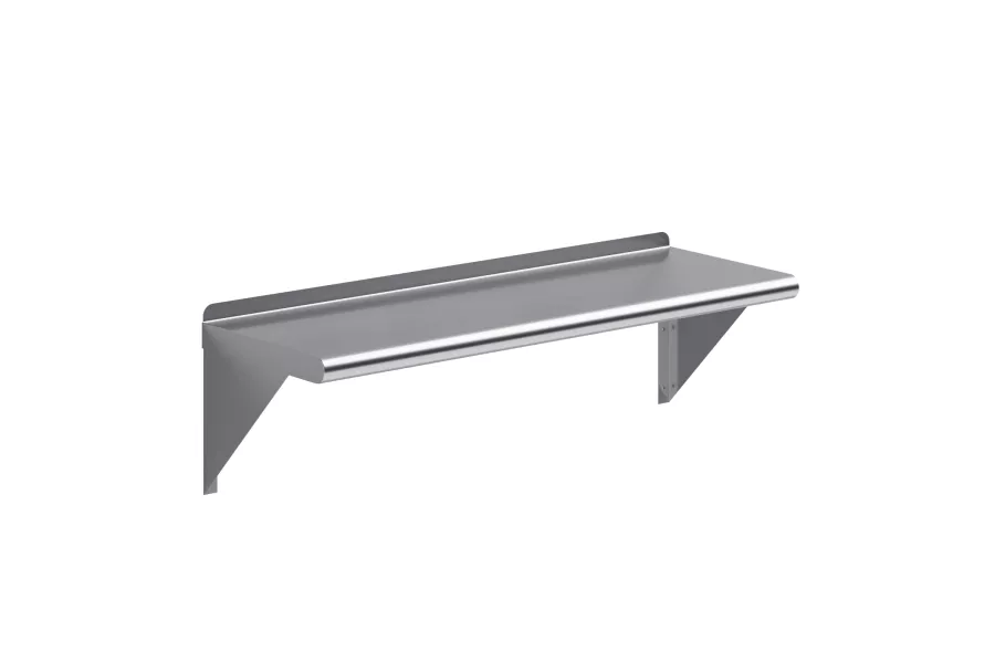 12 in. x 36 in. Stainless Steel Wall Shelf