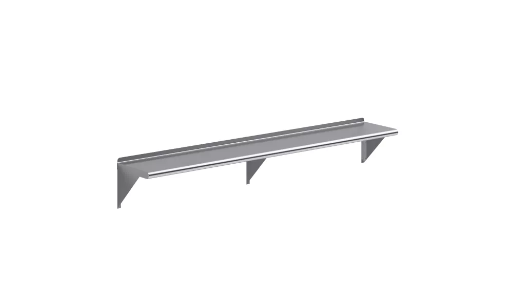 12 in. x 72 in. Stainless Steel Wall Shelf