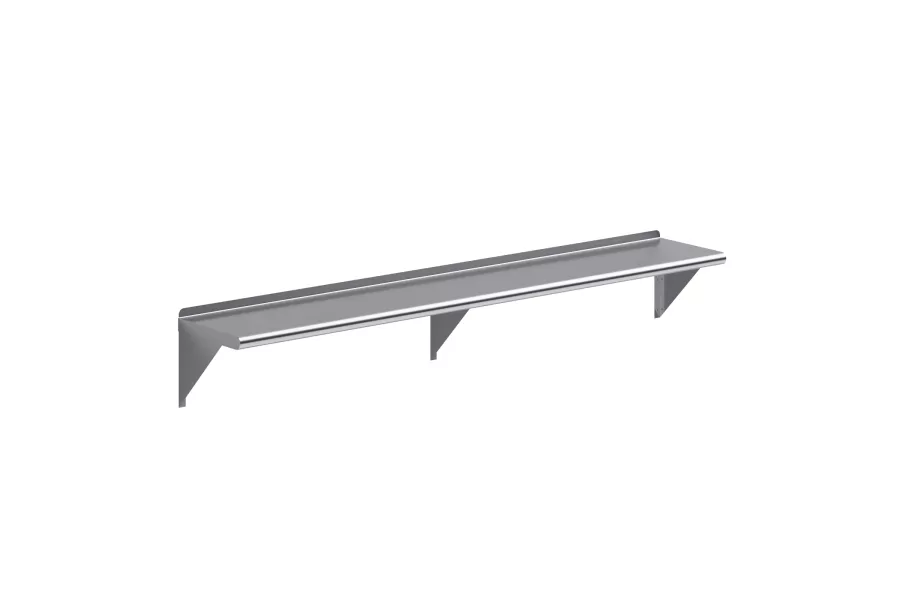 12 in. x 72 in. Stainless Steel Wall Shelf