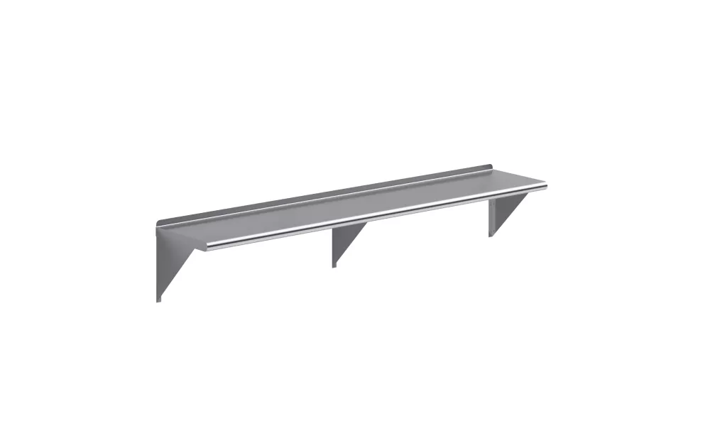 14 in. x 72 in. Stainless Steel Wall Shelf