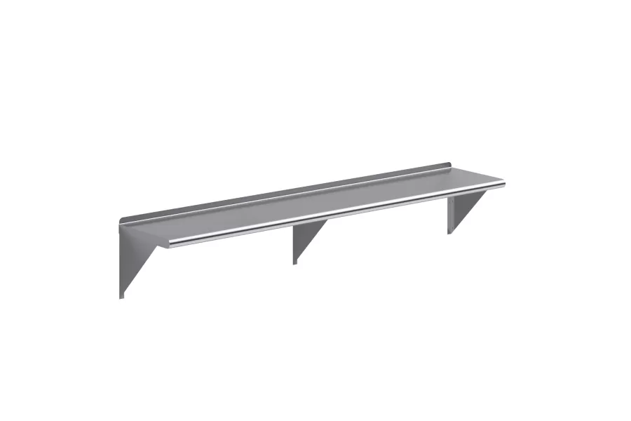 14 in. x 72 in. Stainless Steel Wall Shelf