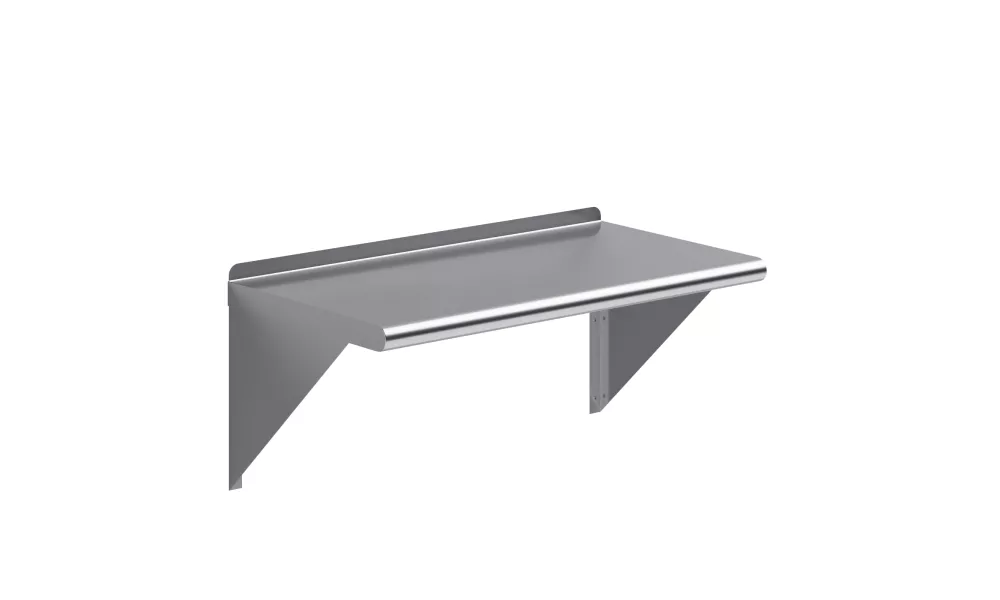 16 in. x 30 in. Stainless Steel Wall Shelf