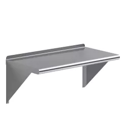 16 in. x 30 in. Stainless Steel Wall Shelf