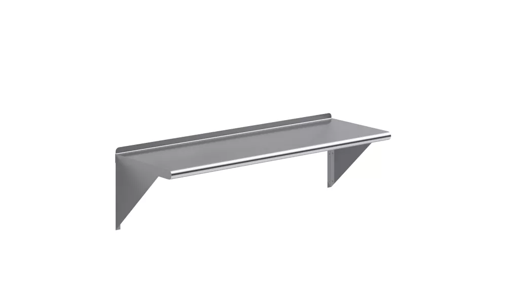 16 in. x 48 in. Stainless Steel Wall Shelf